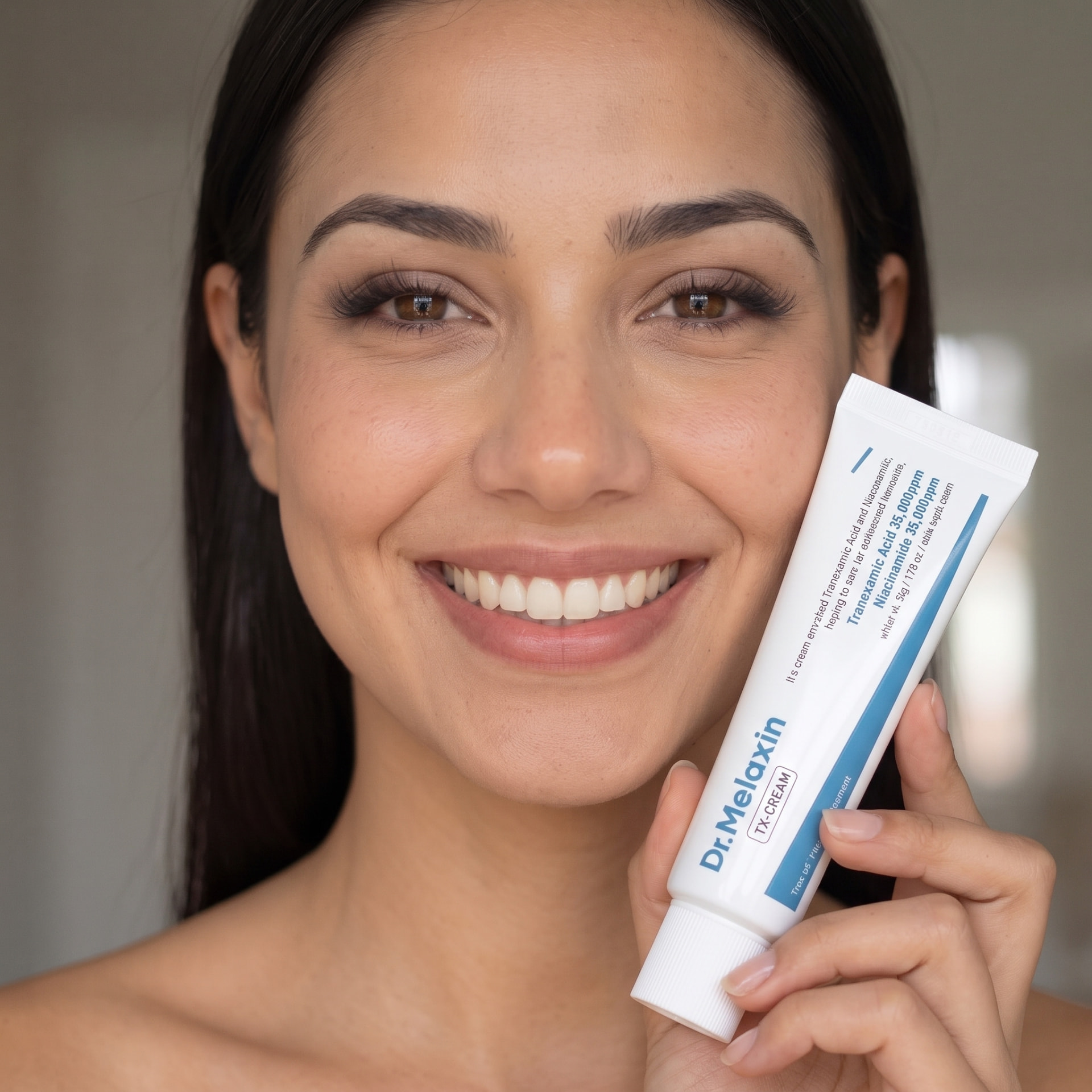 Tratamiento Aclarador Facial Intensivo - Dr Melaxin Pro en uso